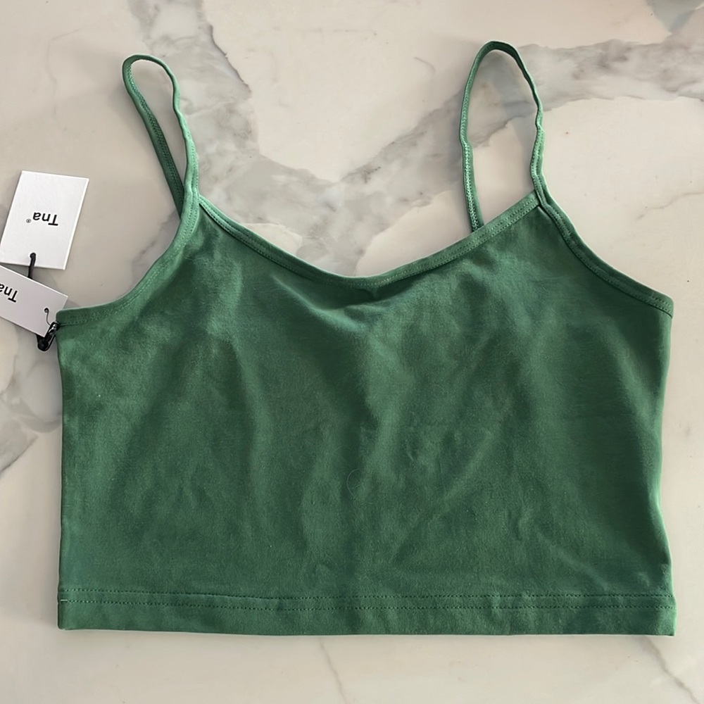 Aritzia green workout tank